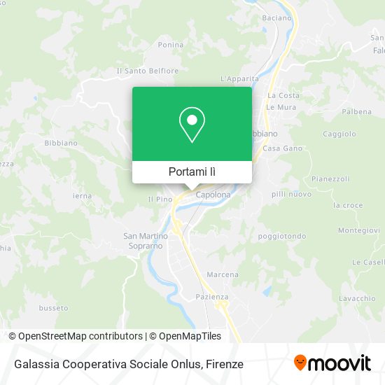 Mappa Galassia Cooperativa Sociale Onlus