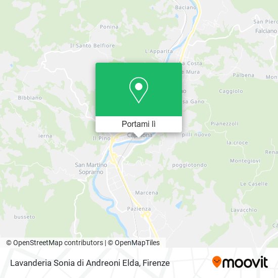 Mappa Lavanderia Sonia di Andreoni Elda