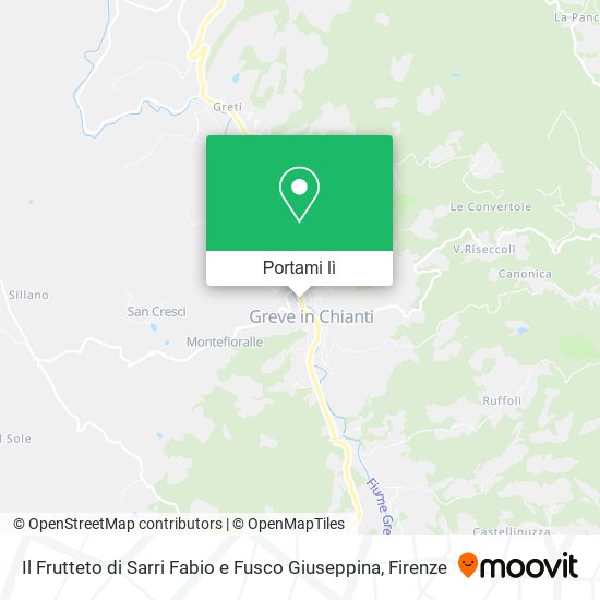 Mappa Il Frutteto di Sarri Fabio e Fusco Giuseppina
