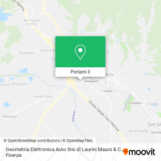 Mappa Geometria Elettronica Auto Snc di Laurini Mauro & C.