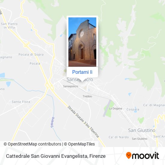 Mappa Cattedrale San Giovanni Evangelista