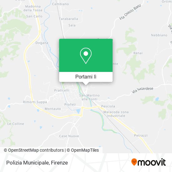 Mappa Polizia Municipale