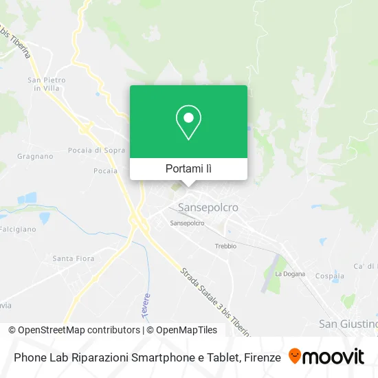 Mappa Phone Lab Riparazioni Smartphone e Tablet