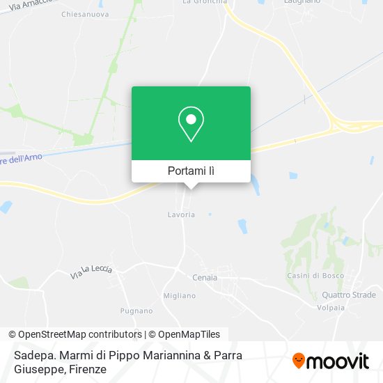 Mappa Sadepa. Marmi di Pippo Mariannina & Parra Giuseppe