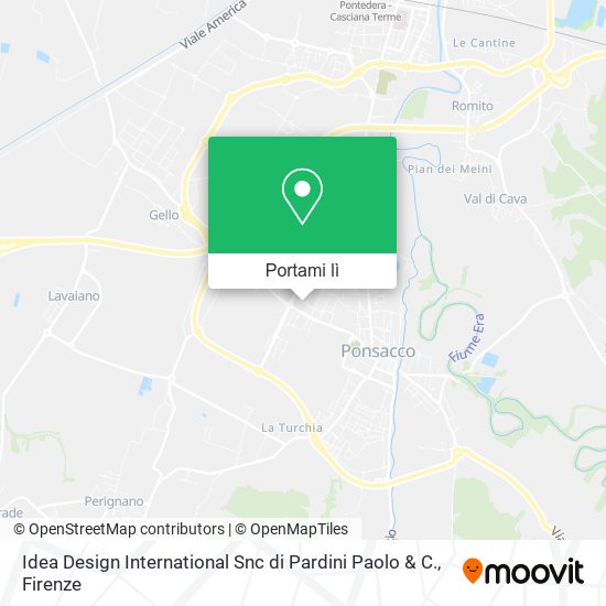 Mappa Idea Design International Snc di Pardini Paolo & C.