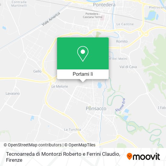 Mappa Tecnoarreda di Montorzi Roberto e Ferrini Claudio
