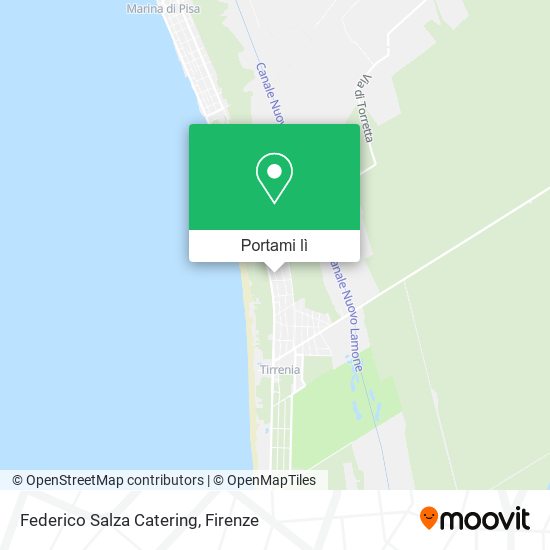Mappa Federico Salza Catering
