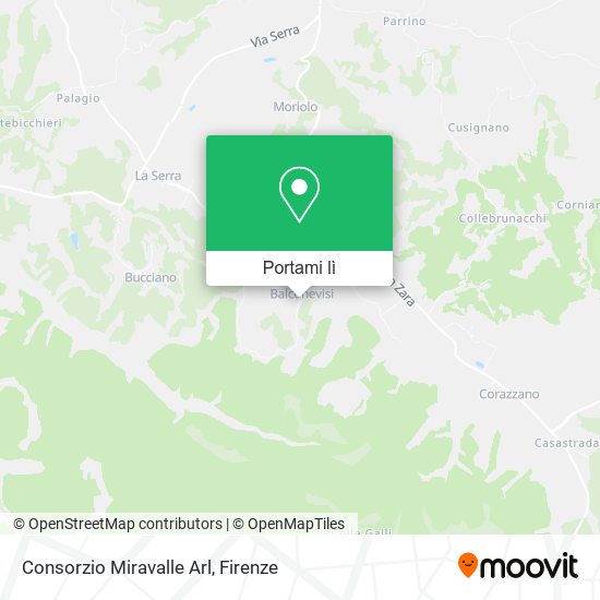 Mappa Consorzio Miravalle Arl