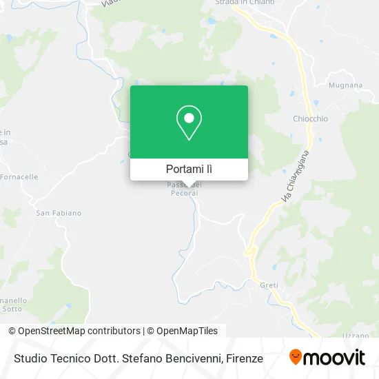 Mappa Studio Tecnico Dott. Stefano Bencivenni