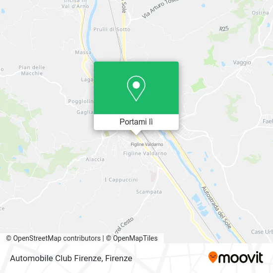 Mappa Automobile Club Firenze