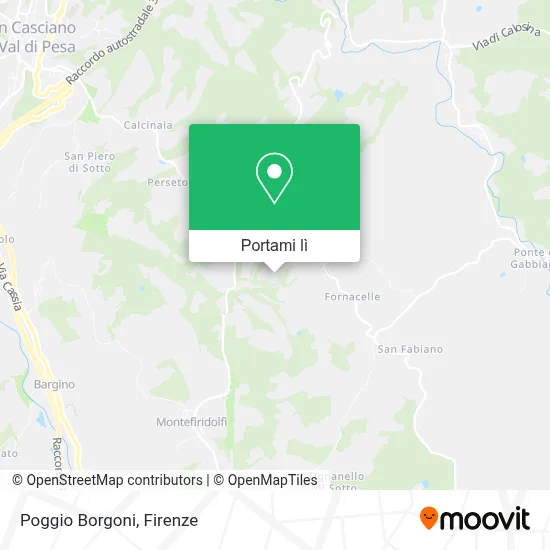 Mappa Poggio Borgoni