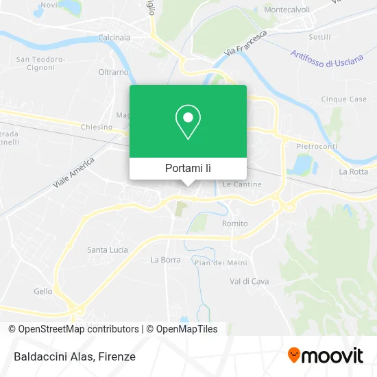 Mappa Baldaccini Alas