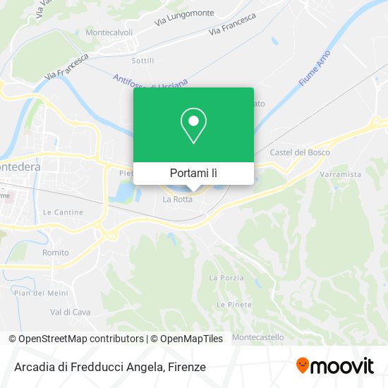 Mappa Arcadia di Fredducci Angela