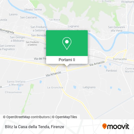 Mappa Blitz la Casa della Tenda