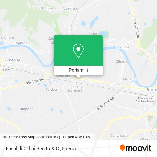 Mappa Fusal di Cellai Benito & C.