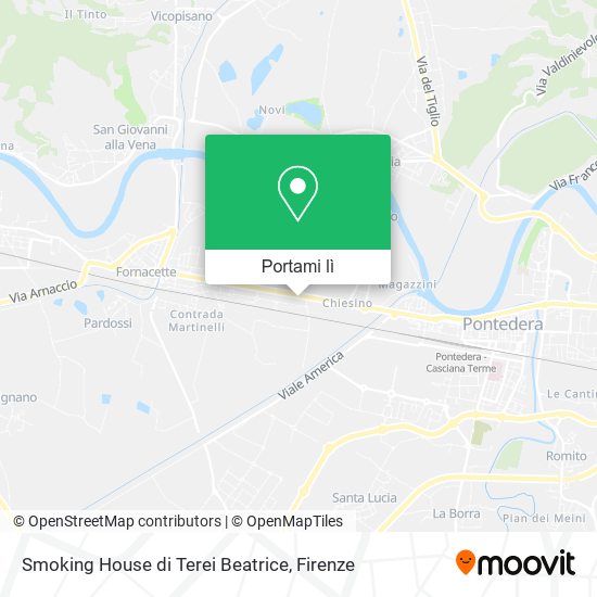 Mappa Smoking House di Terei Beatrice