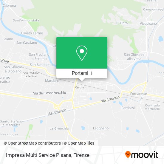 Mappa Impresa Multi Service Pisana