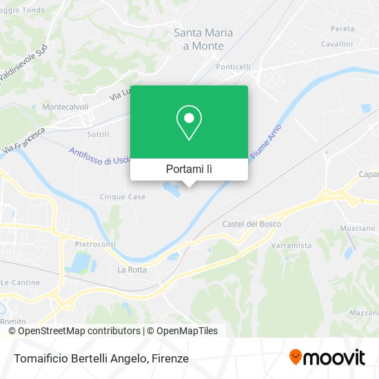 Mappa Tomaificio Bertelli Angelo