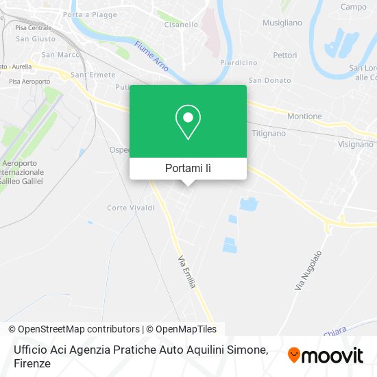 Mappa Ufficio Aci Agenzia Pratiche Auto Aquilini Simone