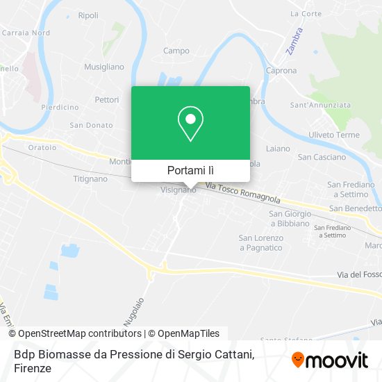 Mappa Bdp Biomasse da Pressione di Sergio Cattani