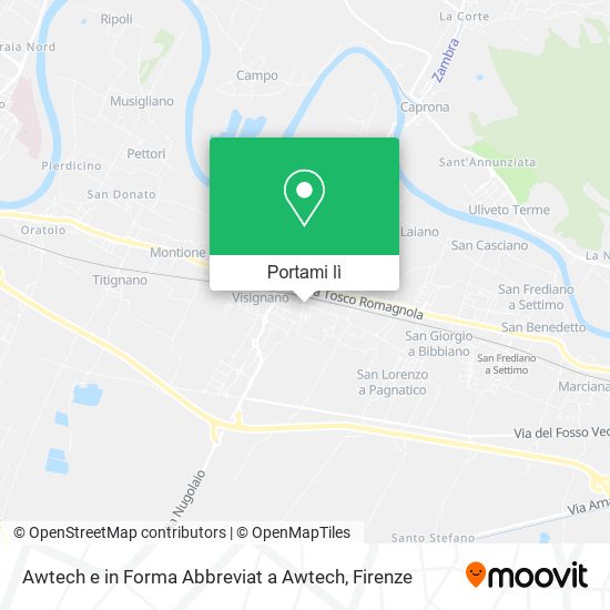 Mappa Awtech e in Forma Abbreviat a Awtech