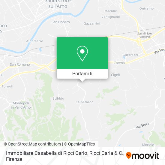 Mappa Immobiliare Casabella di Ricci Carlo, Ricci Carla & C.