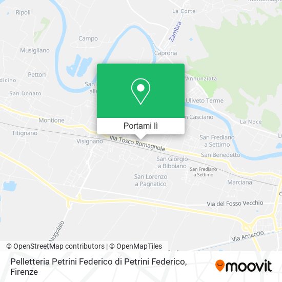 Mappa Pelletteria Petrini Federico di Petrini Federico