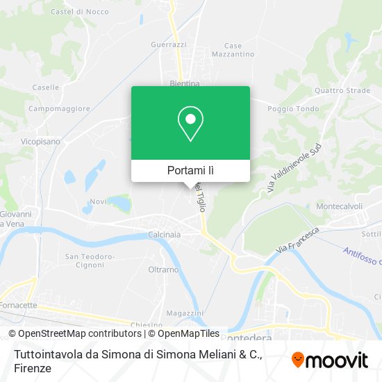 Mappa Tuttointavola da Simona di Simona Meliani & C.