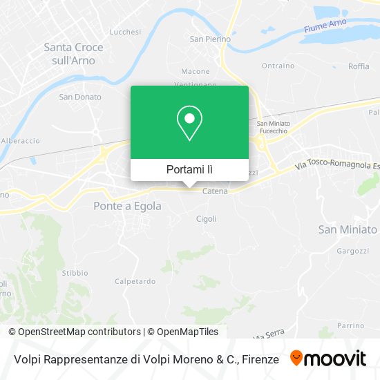 Mappa Volpi Rappresentanze di Volpi Moreno & C.