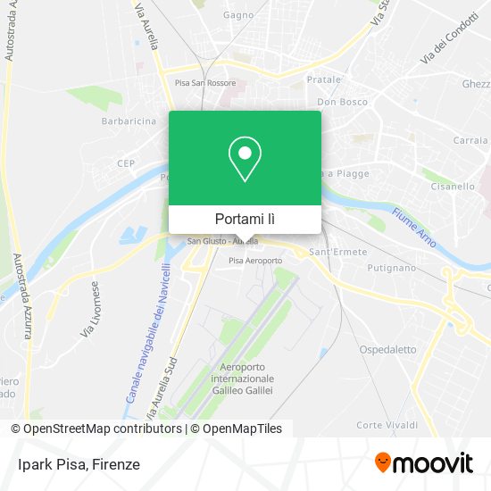 Mappa Ipark Pisa