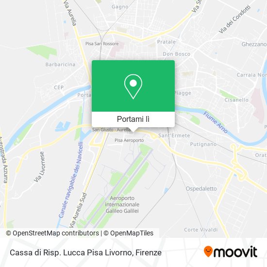 Mappa Cassa di Risp. Lucca Pisa Livorno