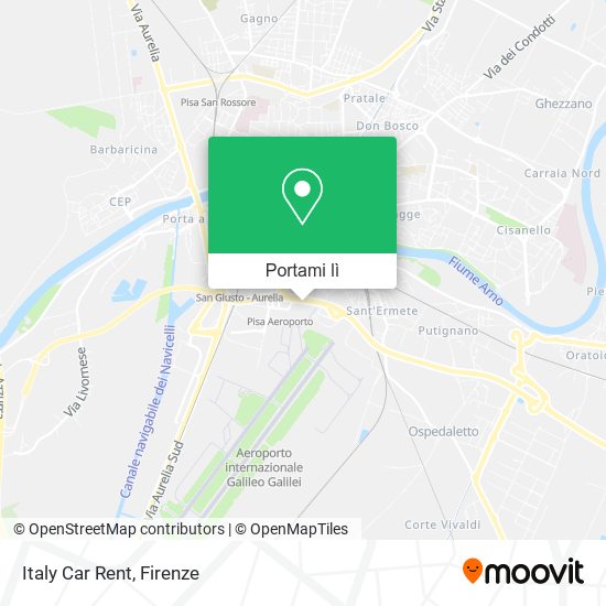 Mappa Italy Car Rent