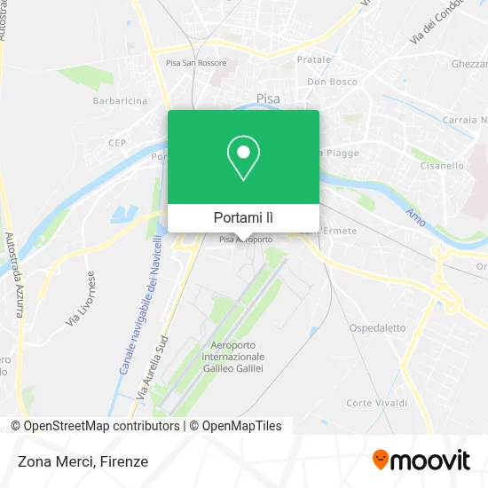 Mappa Zona Merci