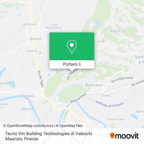 Mappa Tecno Vm Building Technologies di Valeschi Maurizio