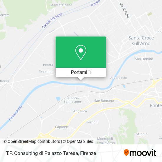 Mappa T.P. Consulting di Palazzo Teresa