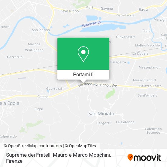 Mappa Supreme dei Fratelli Mauro e Marco Moschini