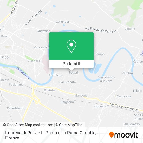 Mappa Impresa di Pulizie Li Puma di Li Puma Carlotta