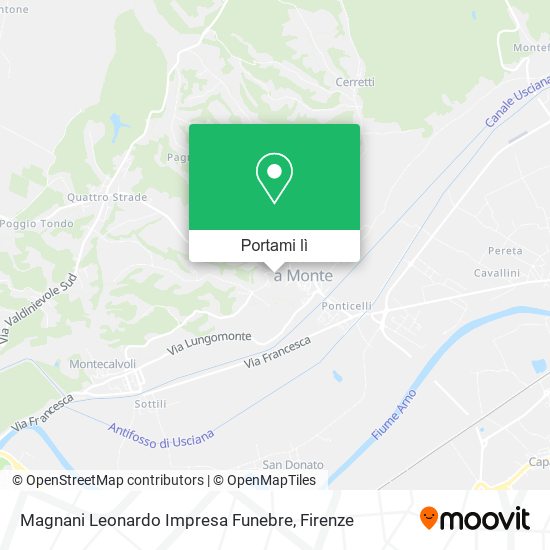 Mappa Magnani Leonardo Impresa Funebre