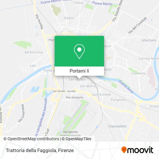 Mappa Trattoria della Faggiola