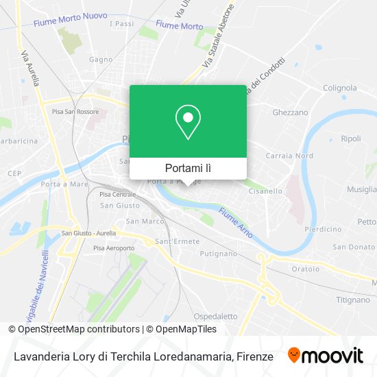 Mappa Lavanderia Lory di Terchila Loredanamaria