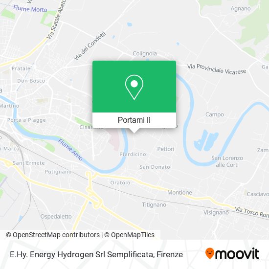 Mappa E.Hy. Energy Hydrogen Srl Semplificata