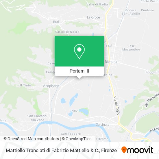 Mappa Mattiello Tranciati di Fabrizio Mattiello & C.