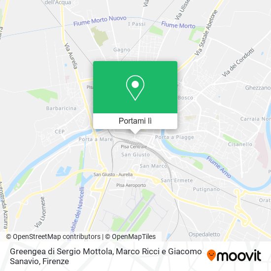 Mappa Greengea di Sergio Mottola, Marco Ricci e Giacomo Sanavio