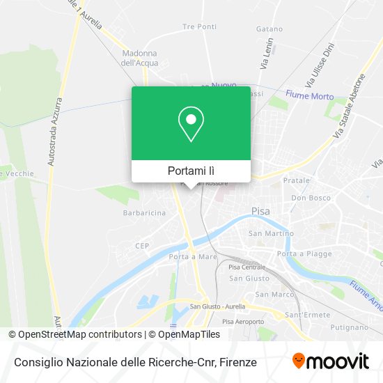 Mappa Consiglio Nazionale delle Ricerche-Cnr