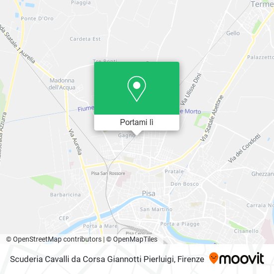 Mappa Scuderia Cavalli da Corsa Giannotti Pierluigi