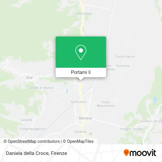 Mappa Daniela della Croce