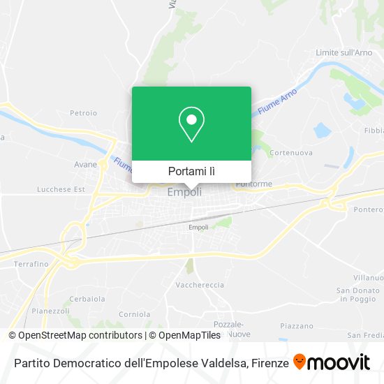 Mappa Partito Democratico dell'Empolese Valdelsa