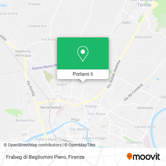 Mappa Frabeg di Begliomini Piero