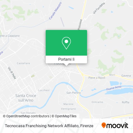 Mappa Tecnocasa Franchising Network Affiliato