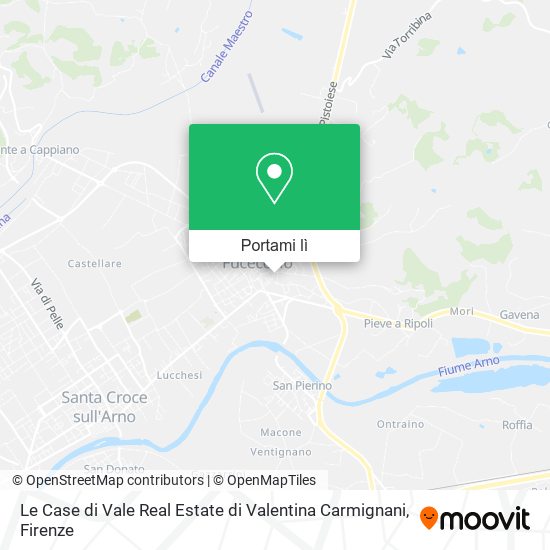 Mappa Le Case di Vale Real Estate di Valentina Carmignani